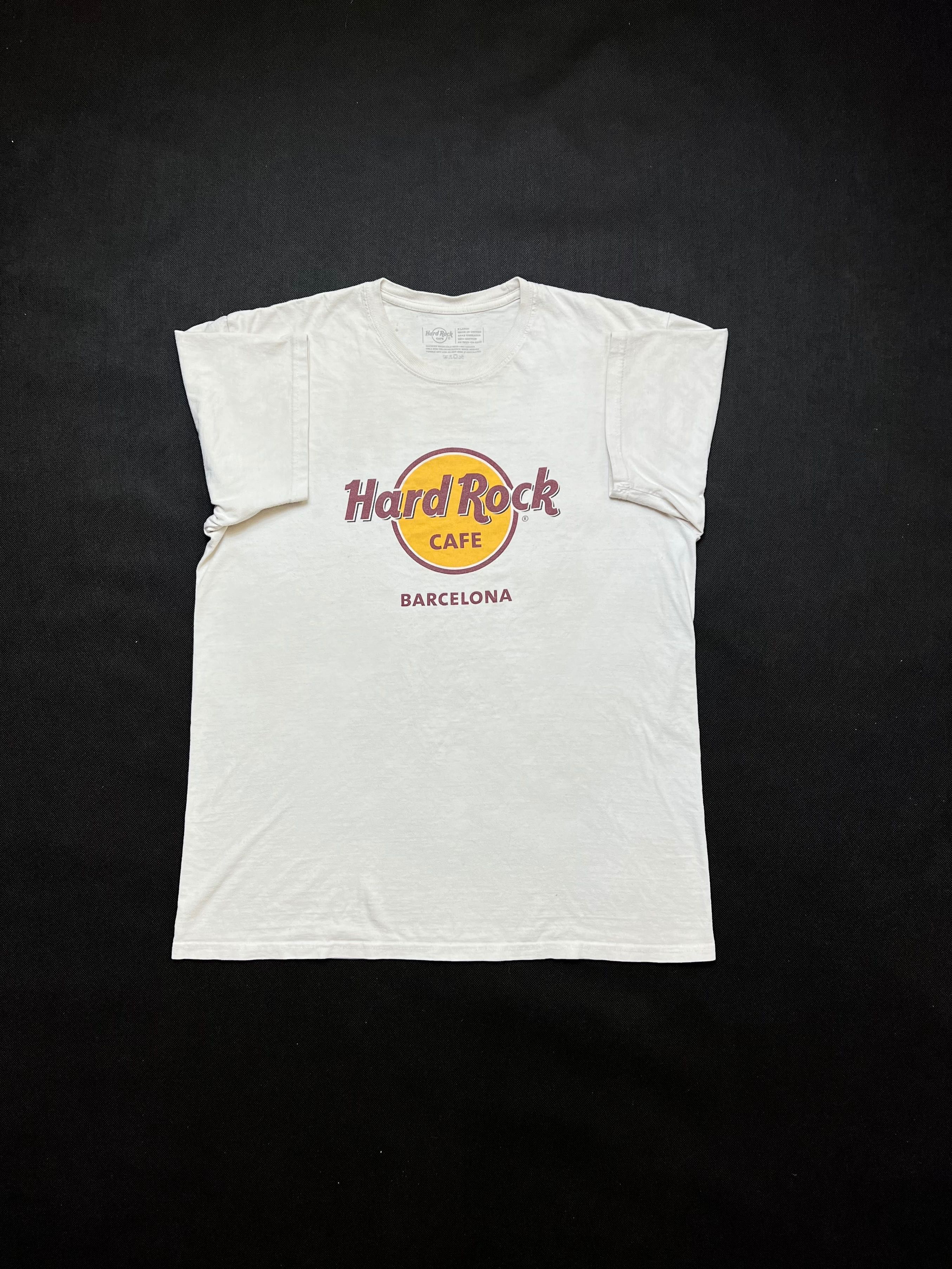 Koszulka Hard Rock Cafe Barcelona Biała
