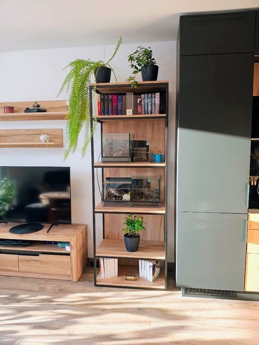 Regały LOFT (Na Wymiar) Stalowe aluminiowe. Spawanie Aluminium