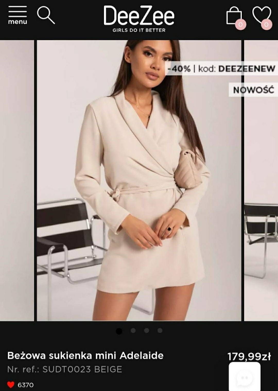Sukienka DeeZee Adelaide XS/S komunia chrzciny wiosna lato