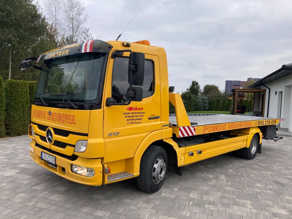 Mercedes-Benz Atego 818 Pomoc drogowa, autolaweta, holownik