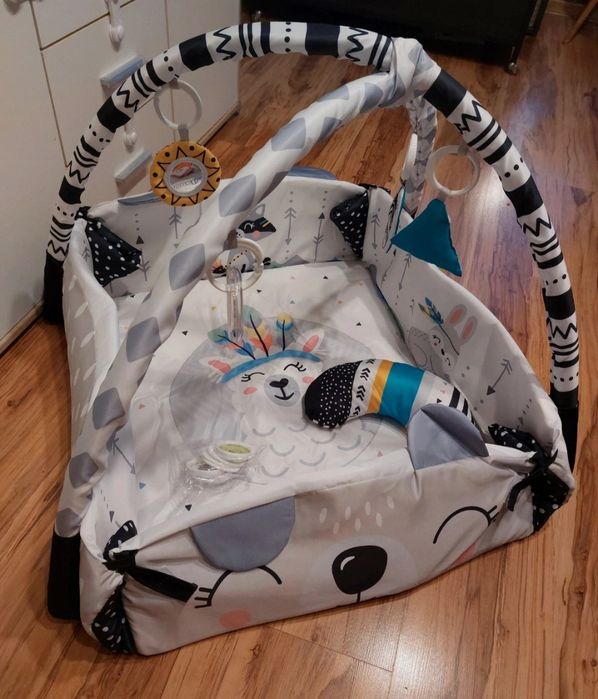 Mata sensoryczna dla noworodka, niemowlaka ricokids zawieszki pałąk