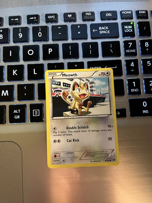 Karty pokemon oryginalne starsze Meowth Next Destinies