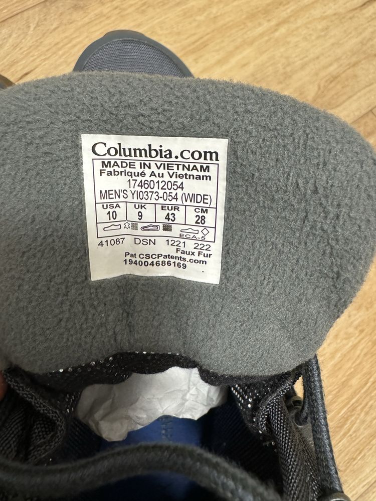 Зимові чоботи зимнее ботинки Columbia Fairbanks Omni Heat водонепрони