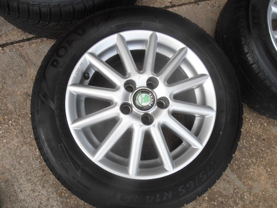 Koła 14 cali skoda, seat, volkswagen letnie opony