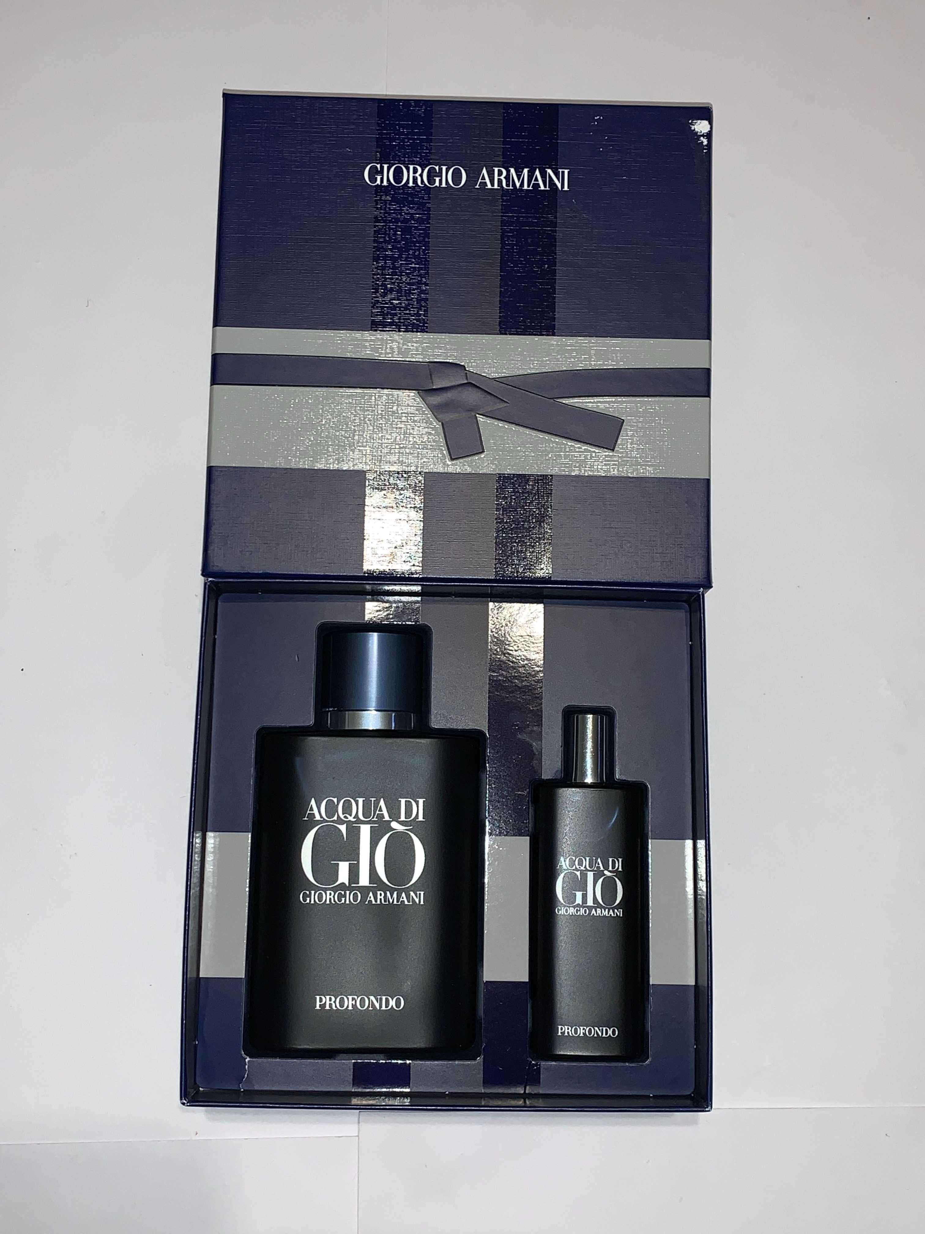 Подарочный набор giorgio armani profondo 75 ml + 15 ml