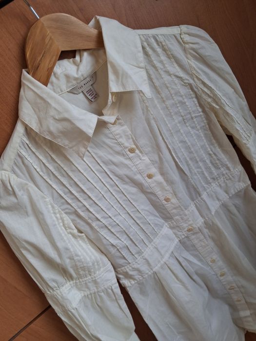 Ted Baker ecru koszula damska tunika koszulowa XS