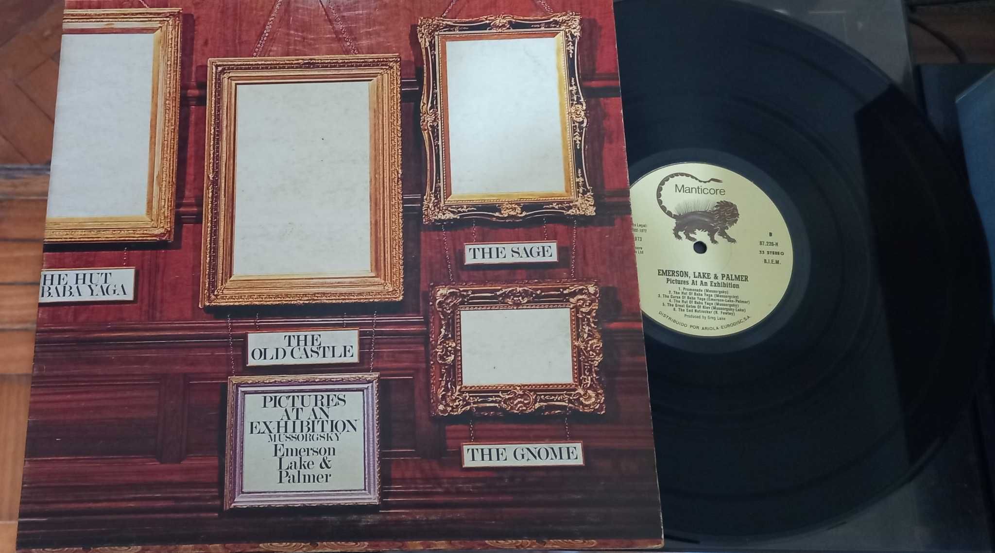 Emerson, Lake & Palmer - Pictures At An Exibition LP - 1973 - Gatefold