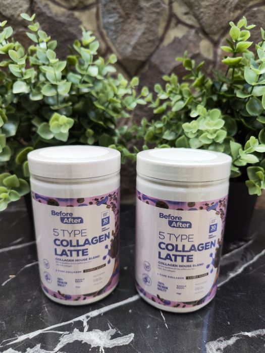 Collagen + Late ( 5 типів колагену ) Before After