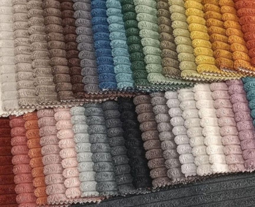 Nowy Narożnik sprężyny automat sztruks welur plusz kanapa sofa rogówka