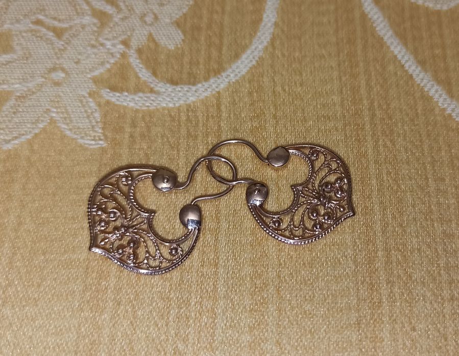 Серьги Лунницы (Луницы) Сударушки Калачи Золото 583 пробы.