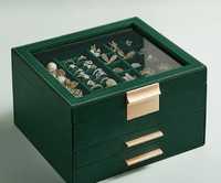 Szkatułka na biżuterię organizer pudełko idealne na prezent