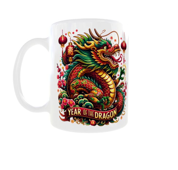 Kubek 300ml Nowy Rok 2024 Dragon Year Rok Smoka v7