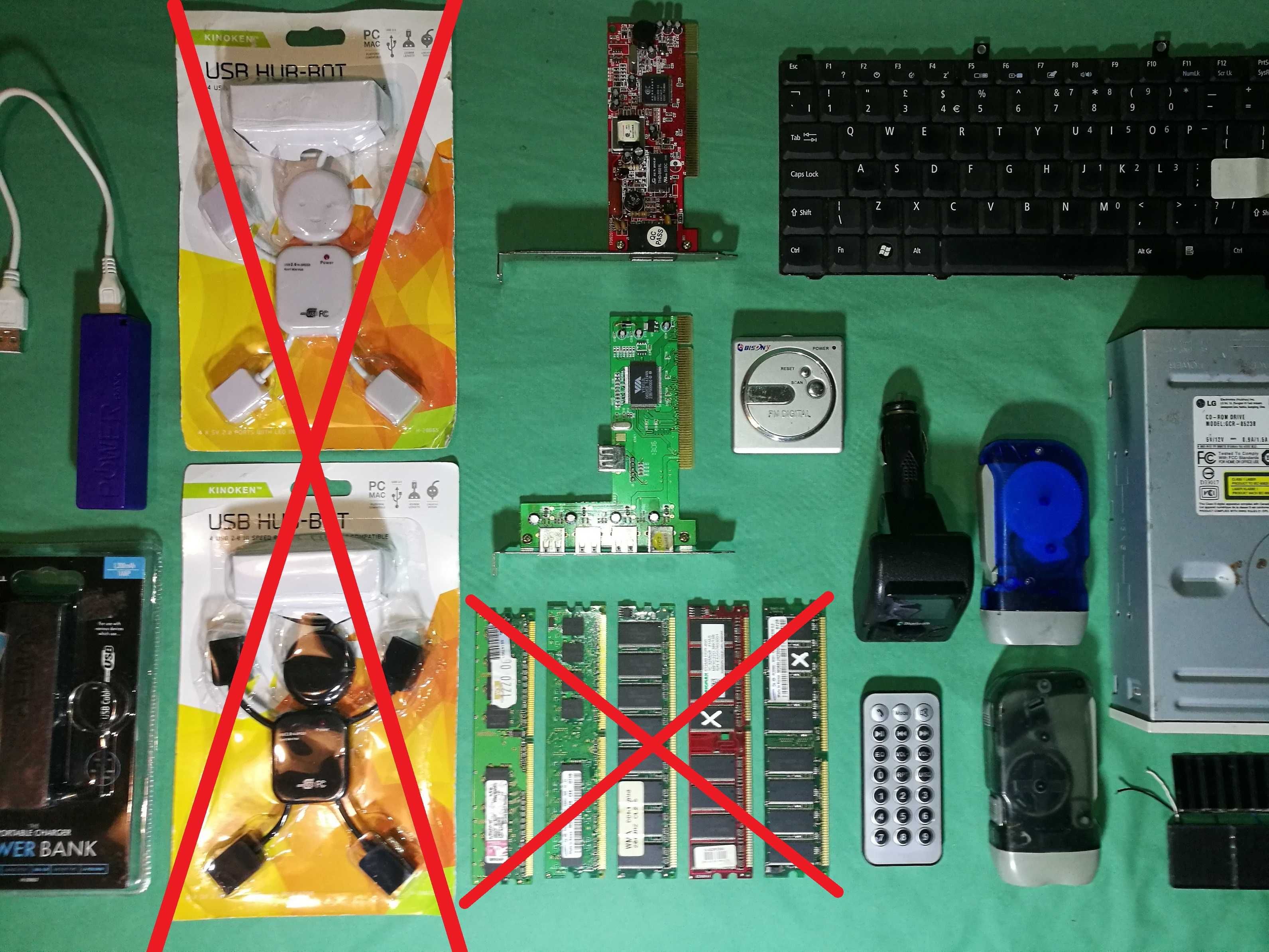 Różna elektronika nowa i używana Powerbanki, Solary, Lampki - CAŁOŚĆ!