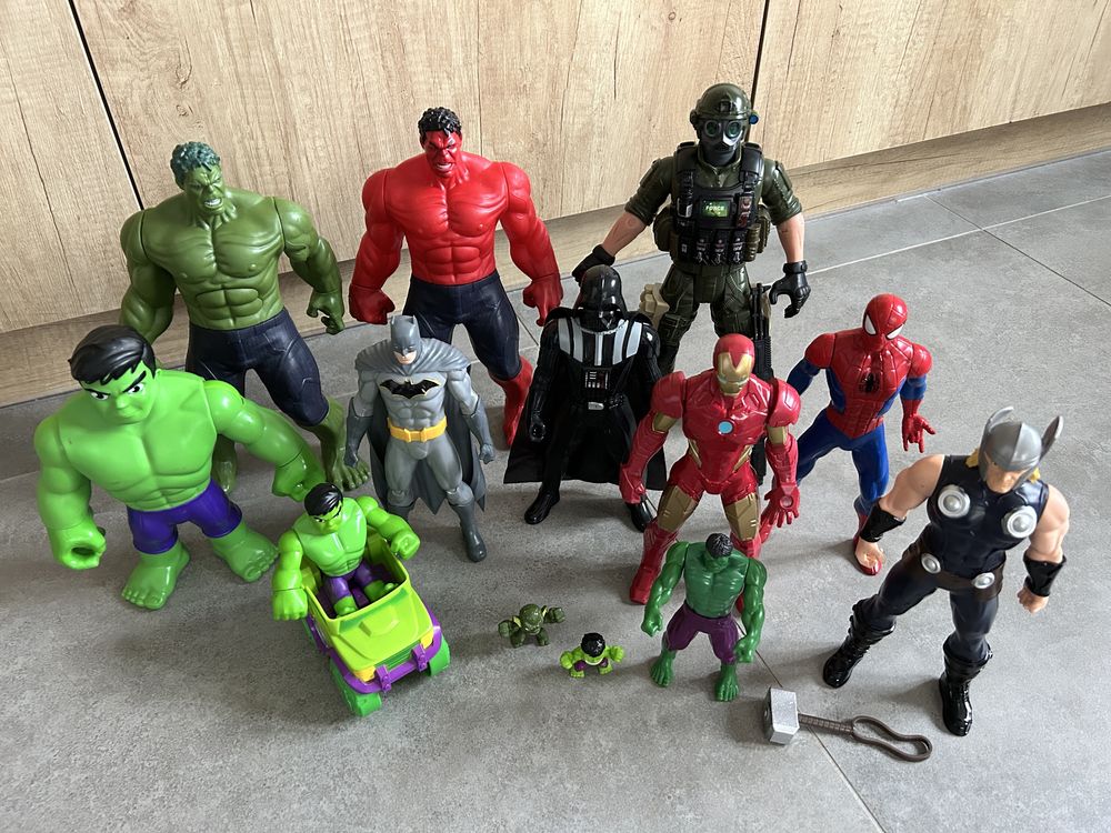Hulk Marvel duży zestaw
