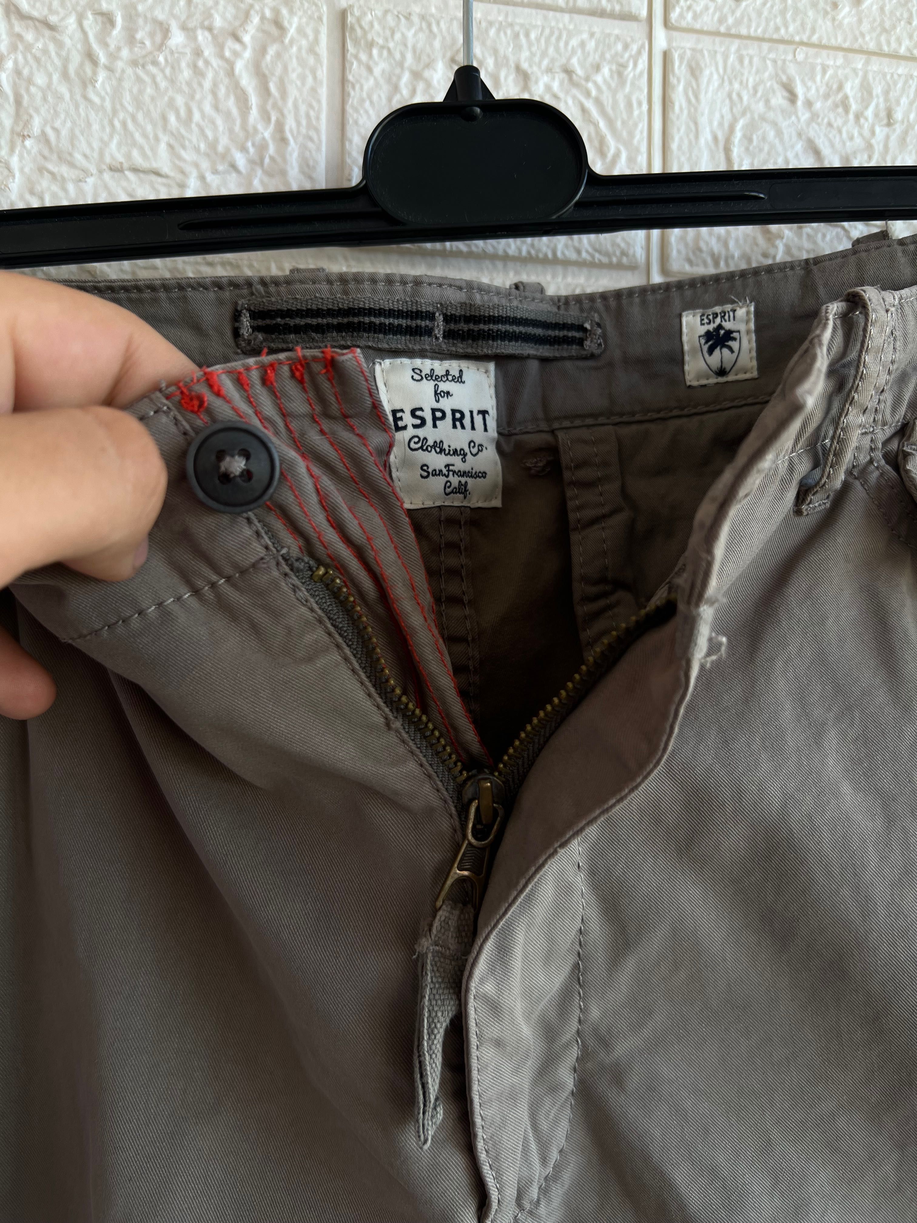 Карго шорти Esprit мілітарі олива оутдор р38