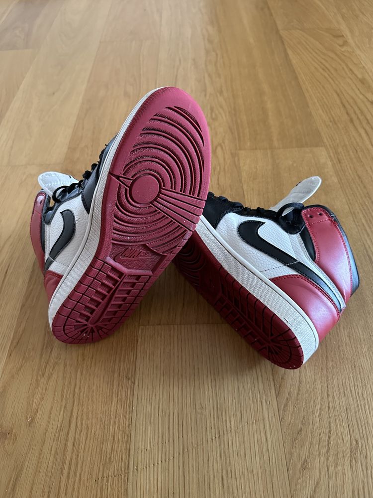 Buty Nike Jordan 1 Retro High Satin Black Toe 43