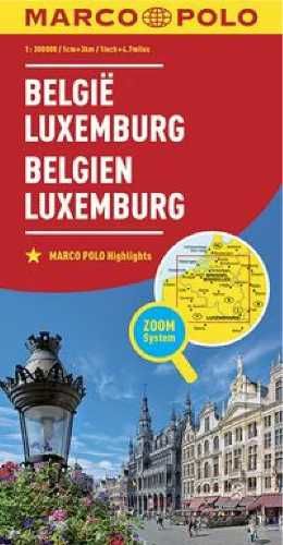 Mapa ZOOM System.Belgia,Luxemburg plan miasta - praca zbiorowa