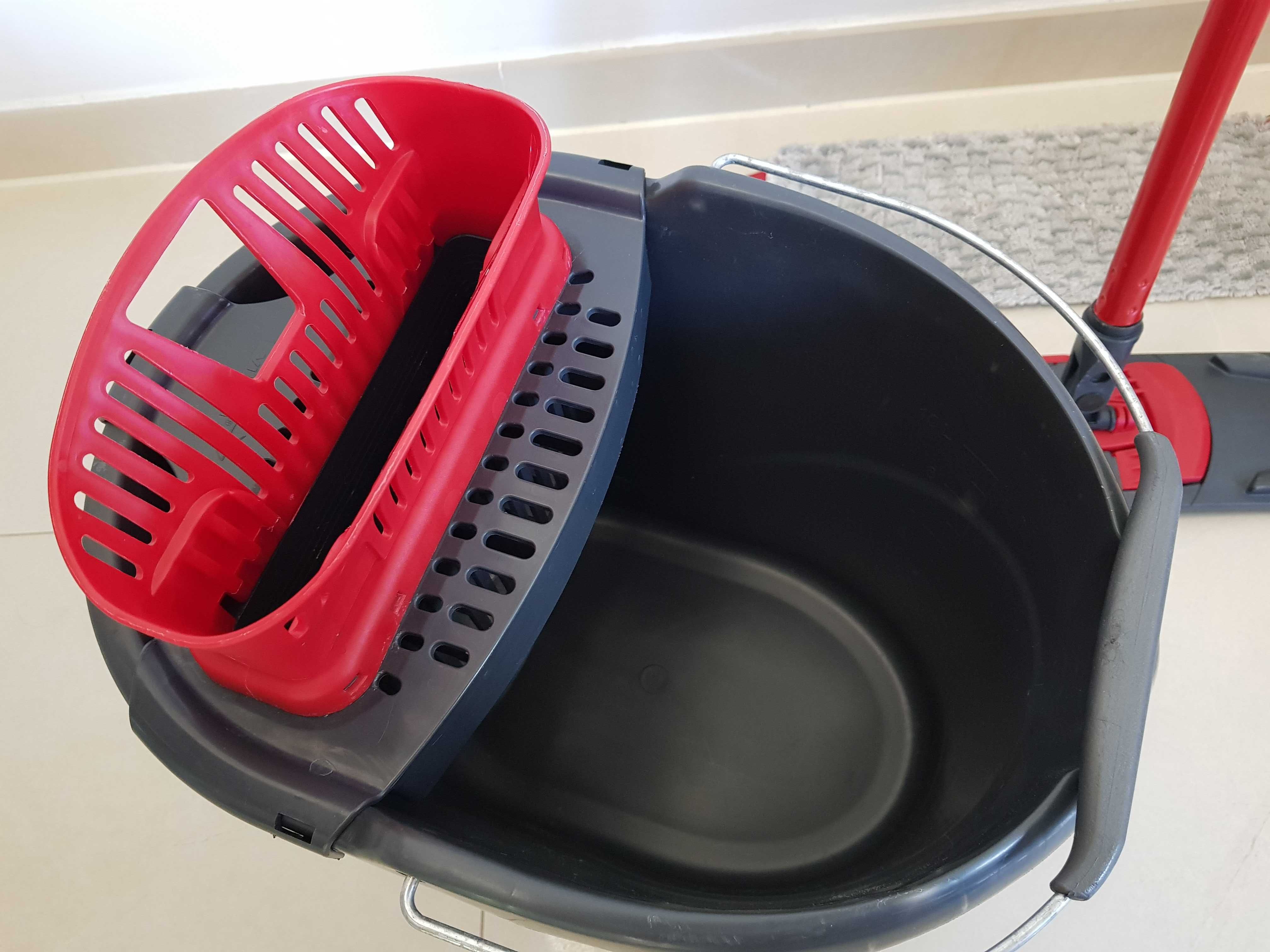 Mop płaski VILEDA UltraMax Box + wiadro + wyciskacz – stan idealny