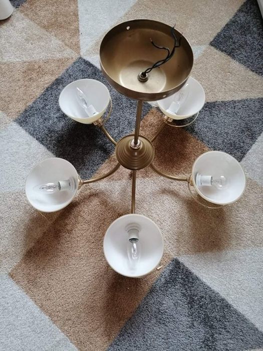 Lampa sufitowa 5 ramienna
