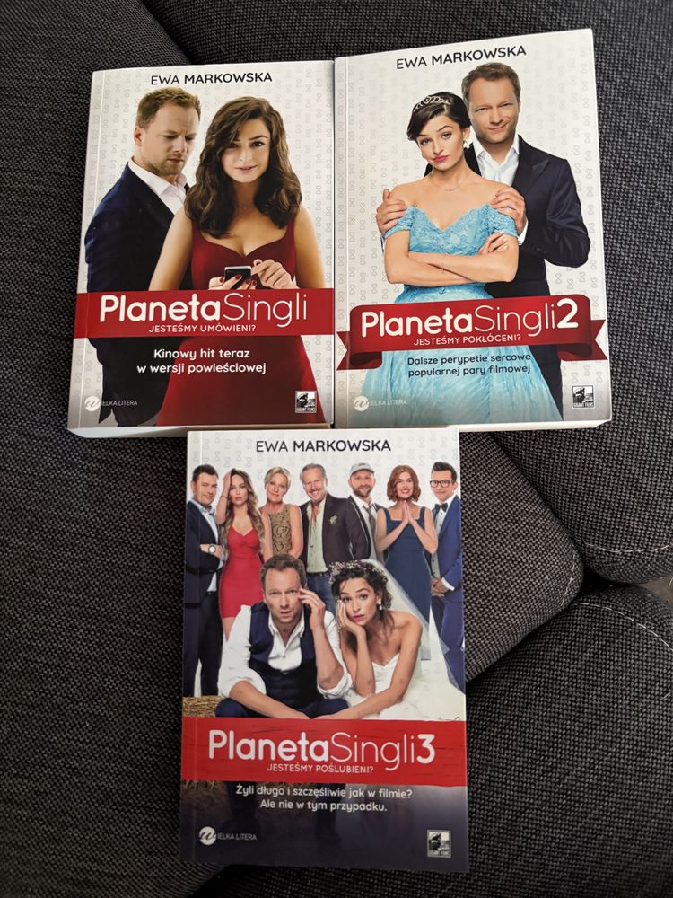 Książka „Planeta Singli 1, 2 i 3” Ewa Markowska