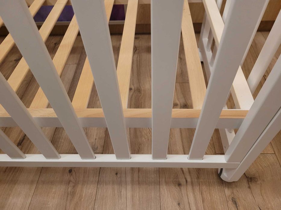 Łóżeczko Veres LD13 white 120x60 cm materac Hilding dobranocka