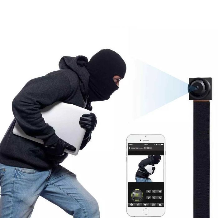 Mini kamera szpiegowska IP HD Wifi ukryta detekcja