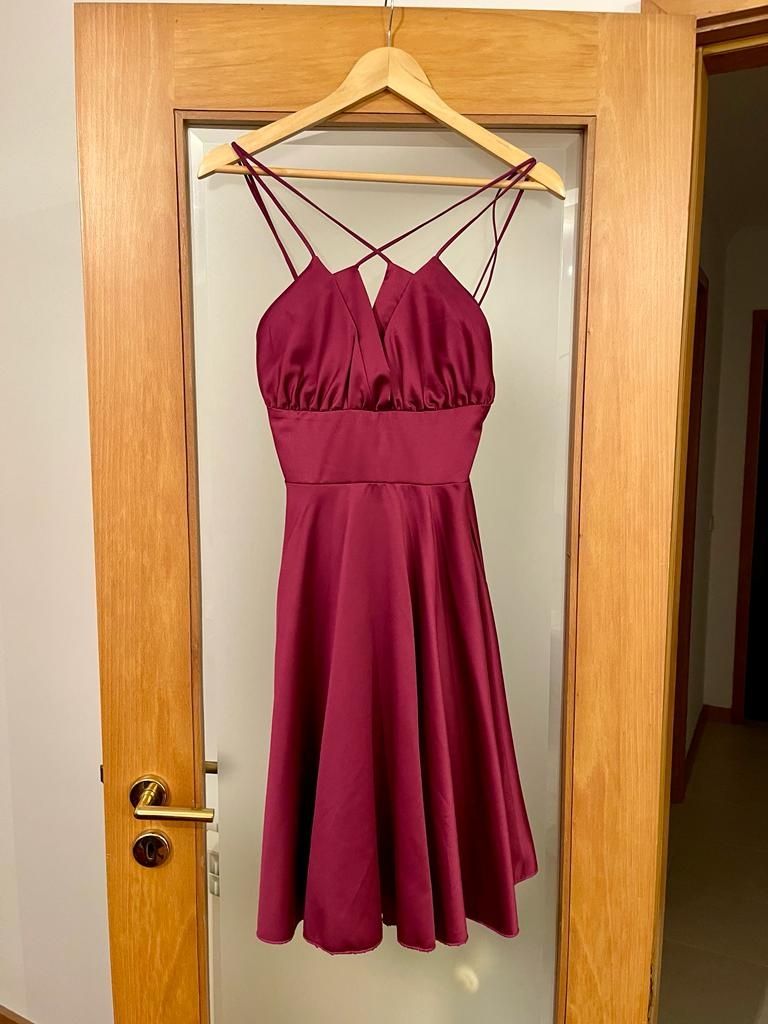 Vestido cerimônia roxo S/M