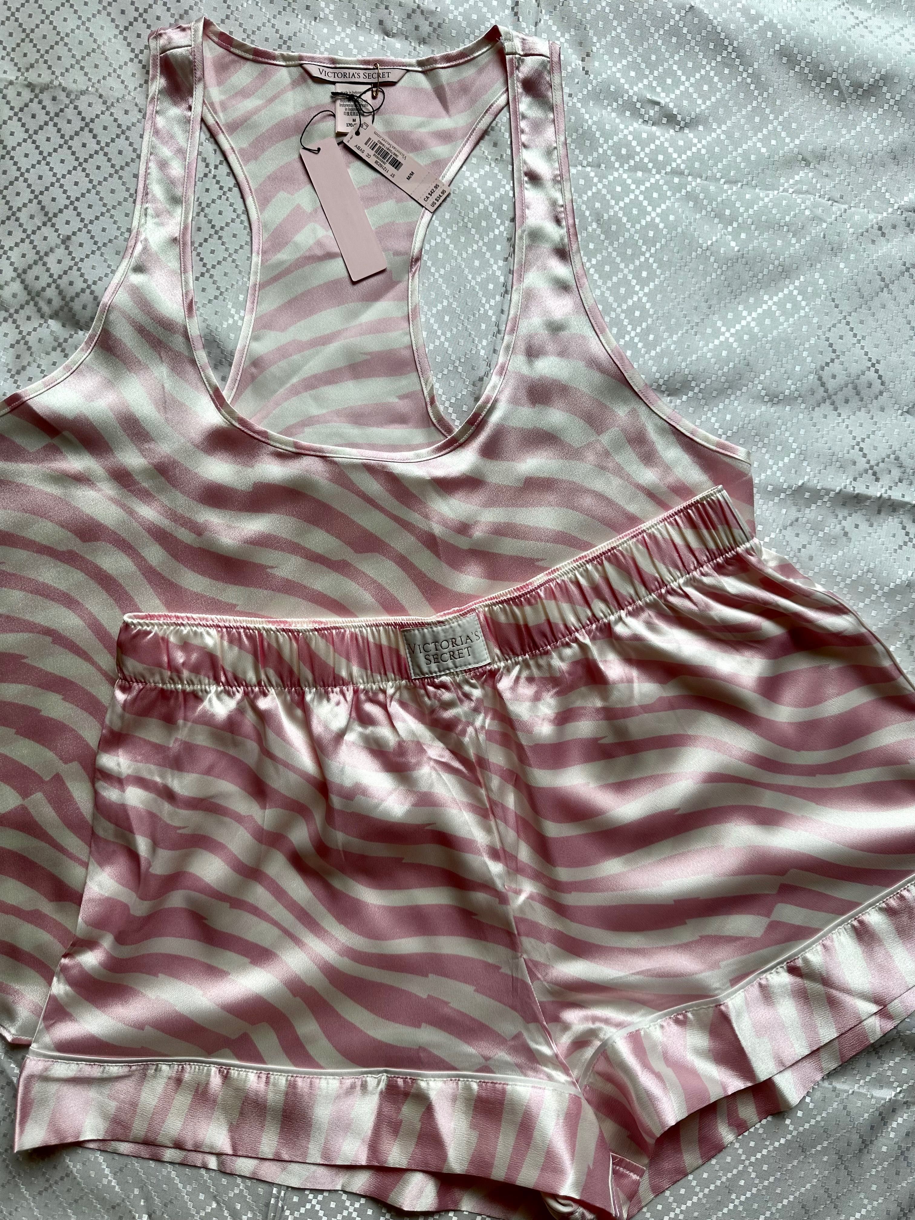 Піжама Victoria’s Secret SATIN SHORT AND RACERBACK TANK (S, М розміри)