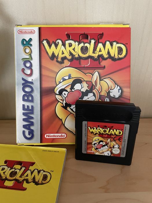 Warioland II jogo Gameboy color completo a funcionar
