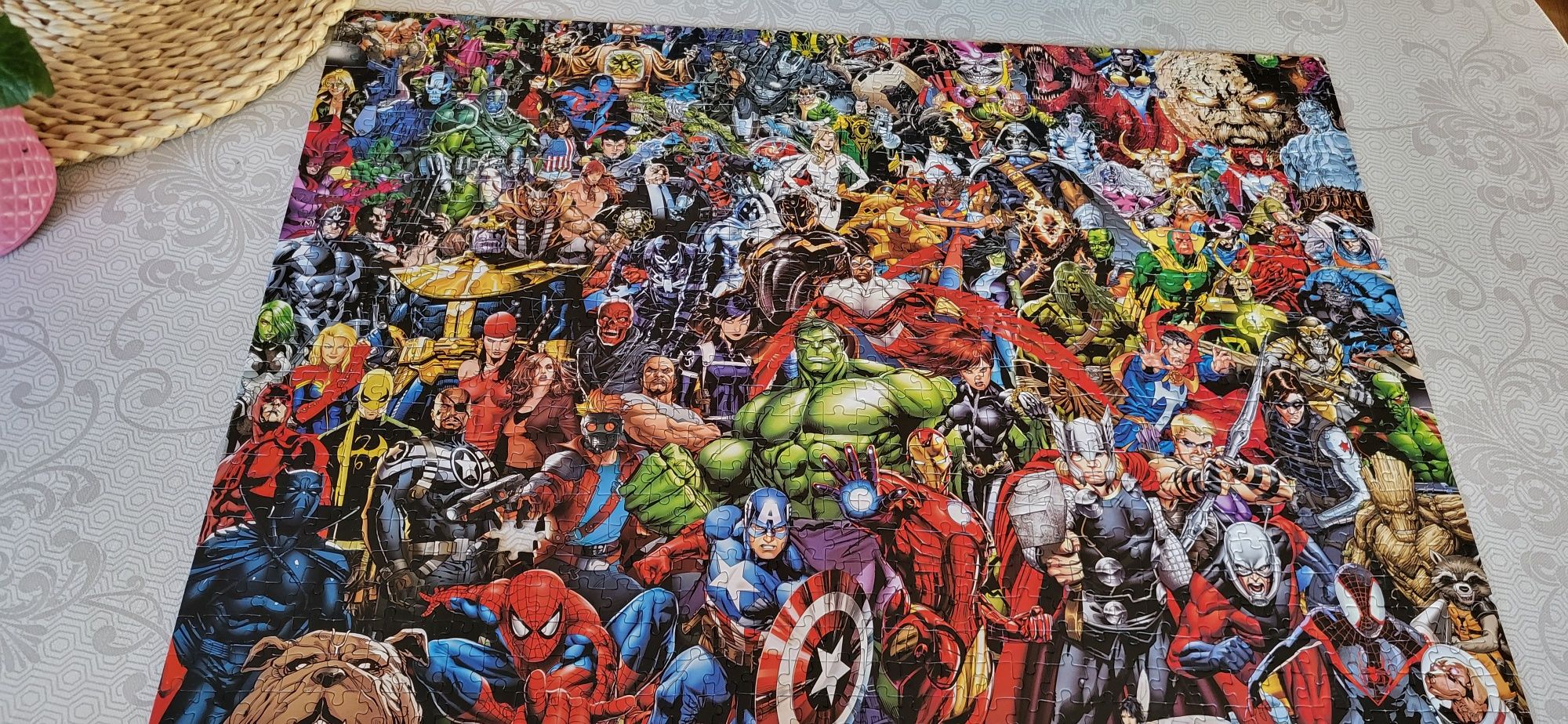 Puzzle 1000 elementów Marvel Clementoni Brak jednego elementu
