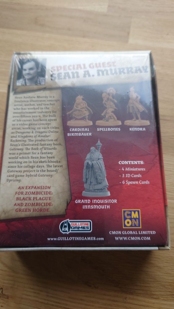 Zombicide special guest box Sean A. Murray Folia