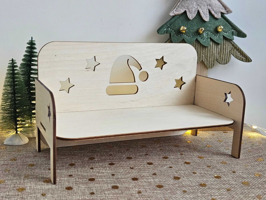 Łóżko sofa dla Elfa Psotnika zabawa adwentowa Święta Elf on the shelf