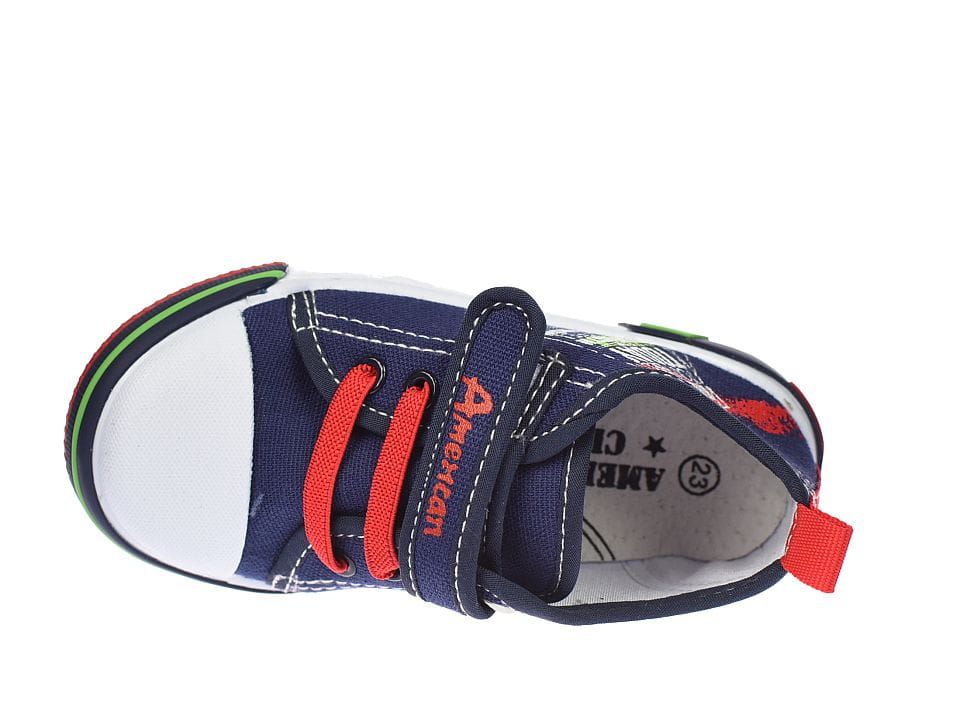 Trampki na rzepy dziecięce pantofelki Ten 05/21 NV rozm. 21