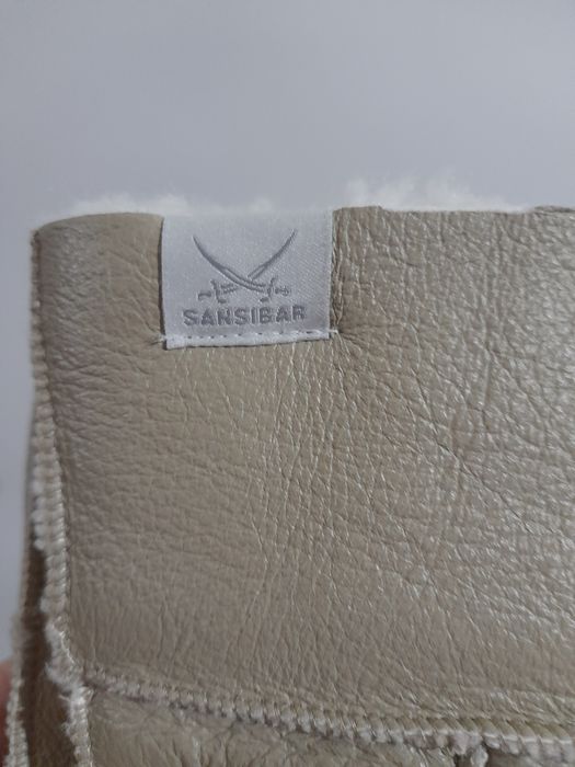 Жіночі зимові шкіряні рукавички Sansibar