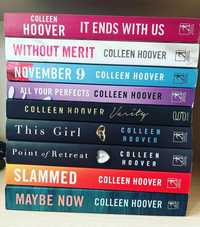 Colleen hoover, it ends with us, without merit, all your perfects, ver