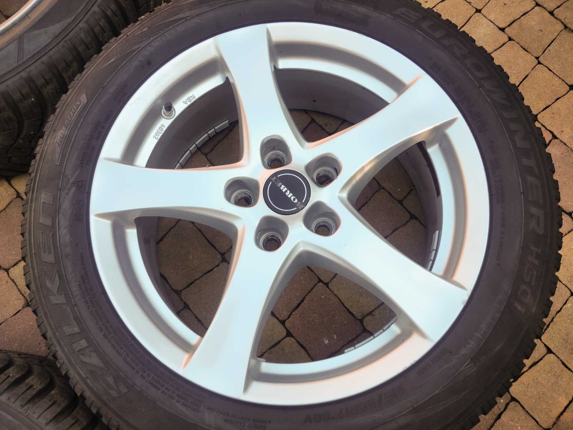 2626. Koła letnie Tucson Sportage 5x114.3 215/65/17 Michelin 7mm