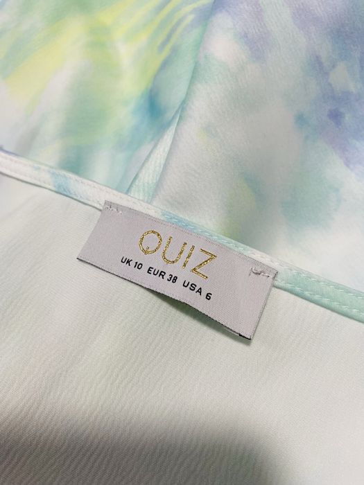 Блакитний комбінезон-шорти Quiz  38