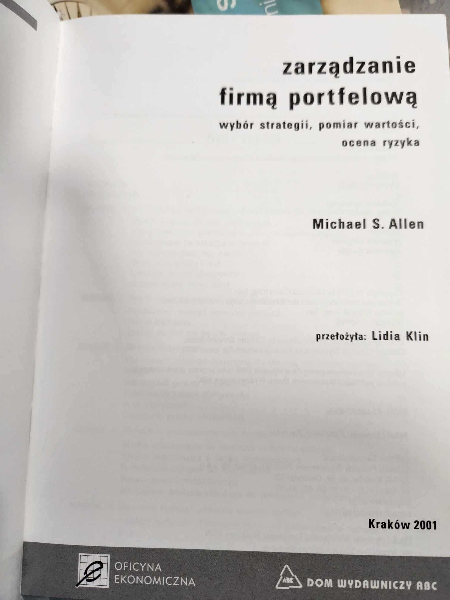 Zarządzanie firmą portfelową Michael S. Allena 2001