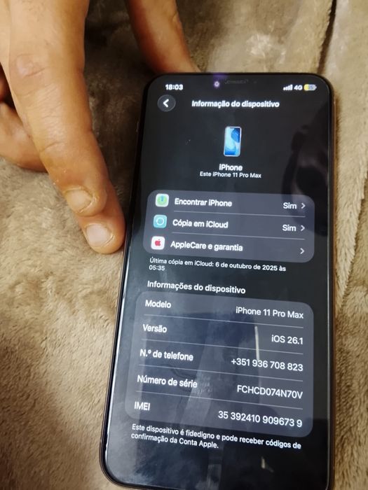Iphone 11 pro max  em bom estado