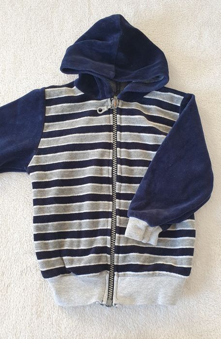 Dres welurowy dla chłopca r.86