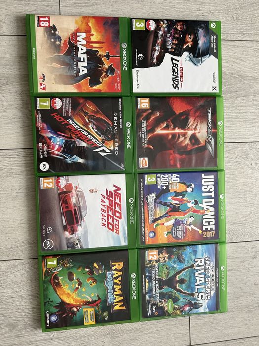 Gry Xbox One Kinect Mafia NFS Disney Just Dance Rayman XOne !!