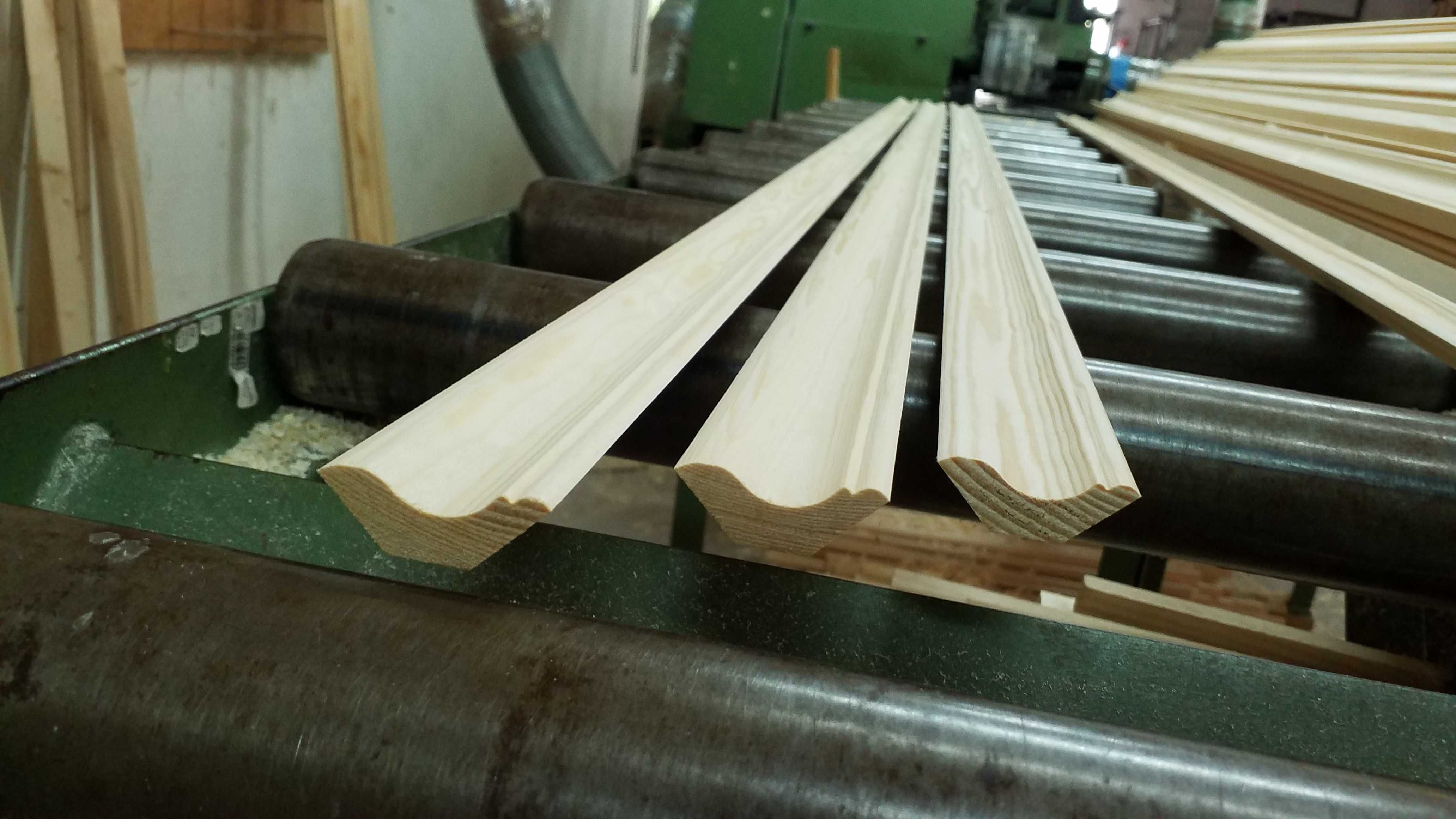 Listwa przypodłogowa 30x30 mm podłogowa cokół ćwierćwałek drewniana
