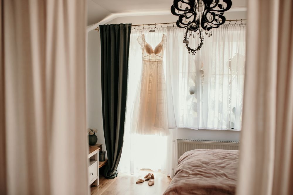 Suknia ślubna rustykalna/boho 38