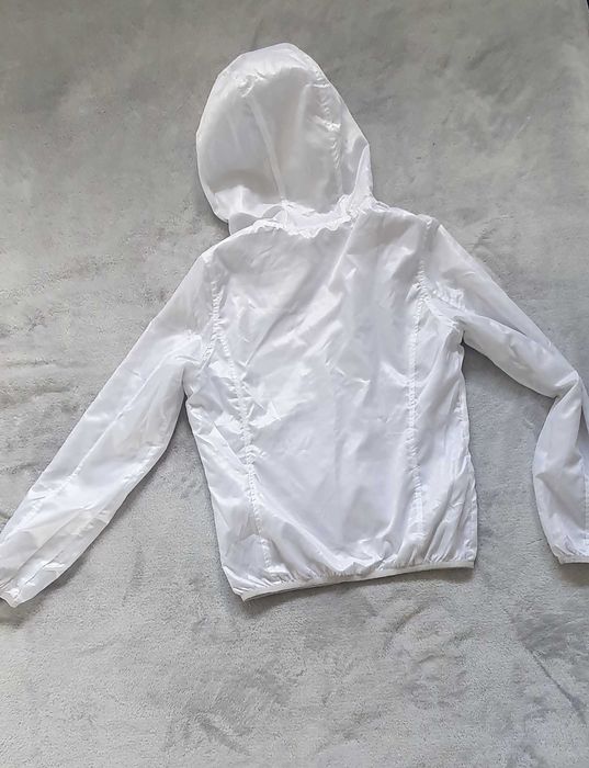 CK Calvin Klein kurtka wiatrówka bomberka kaptur NOWA biała XS S M