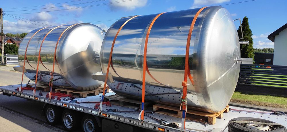 Zbiornik nierdzewny kwasiak TANK 6800 L nierdzewka idealny