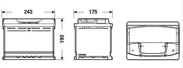 Akumulator EXIDE PREMIUM P+ 12V 64AH 640A Carbon Boost 2.0