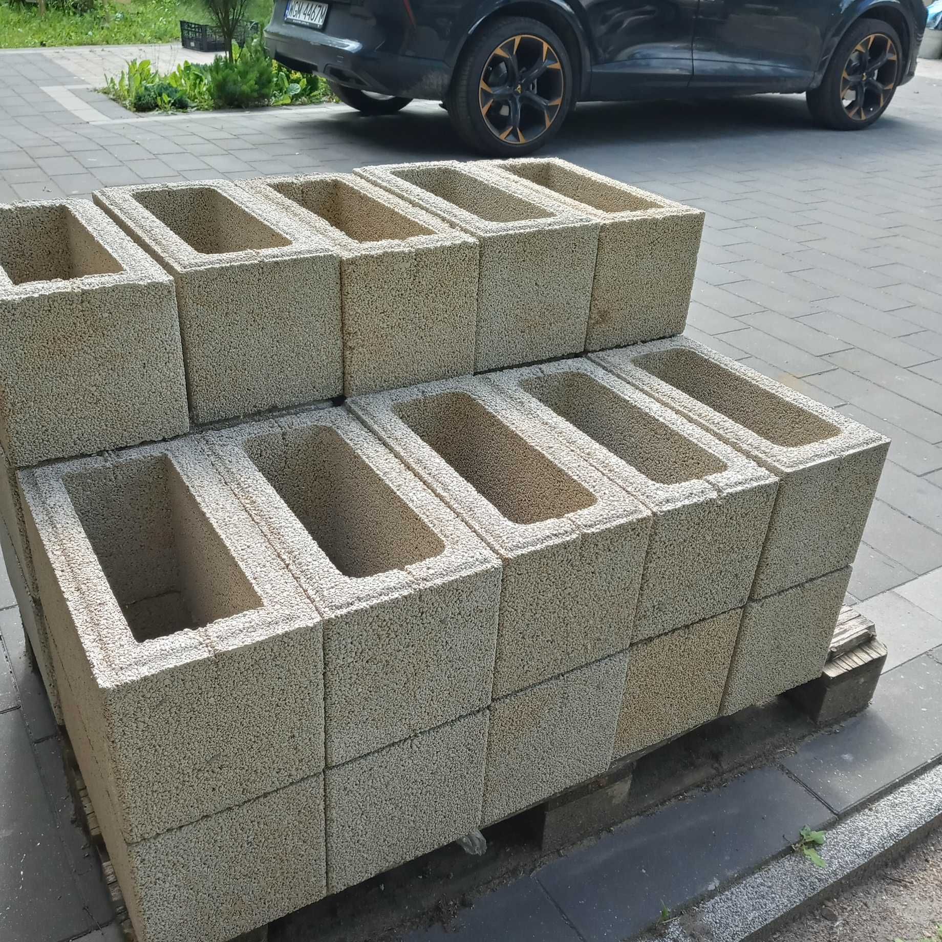 Bloczki betonowe pustaki 40x20x20