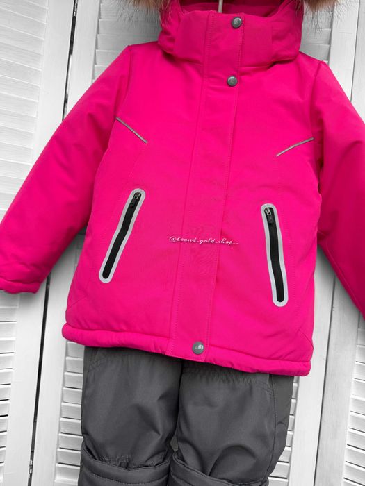 Зимовий термо комплект комбінезон для дівчаток lassye 122/128