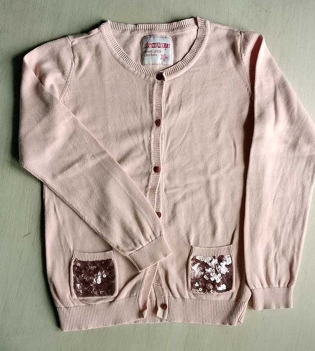 zestaw ubranek dla dziewczynki 134/140, 7 szt