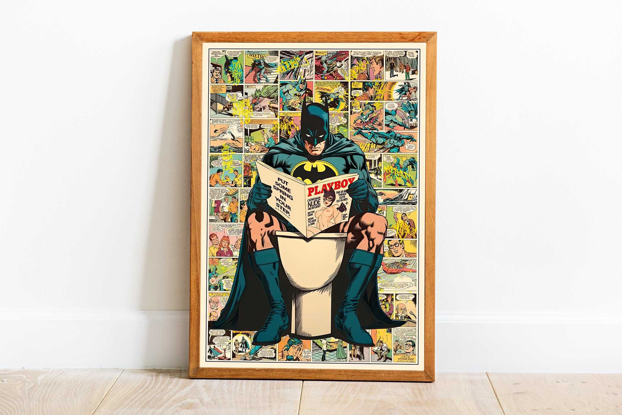Batman z przymrużeniem oka Plakat A3